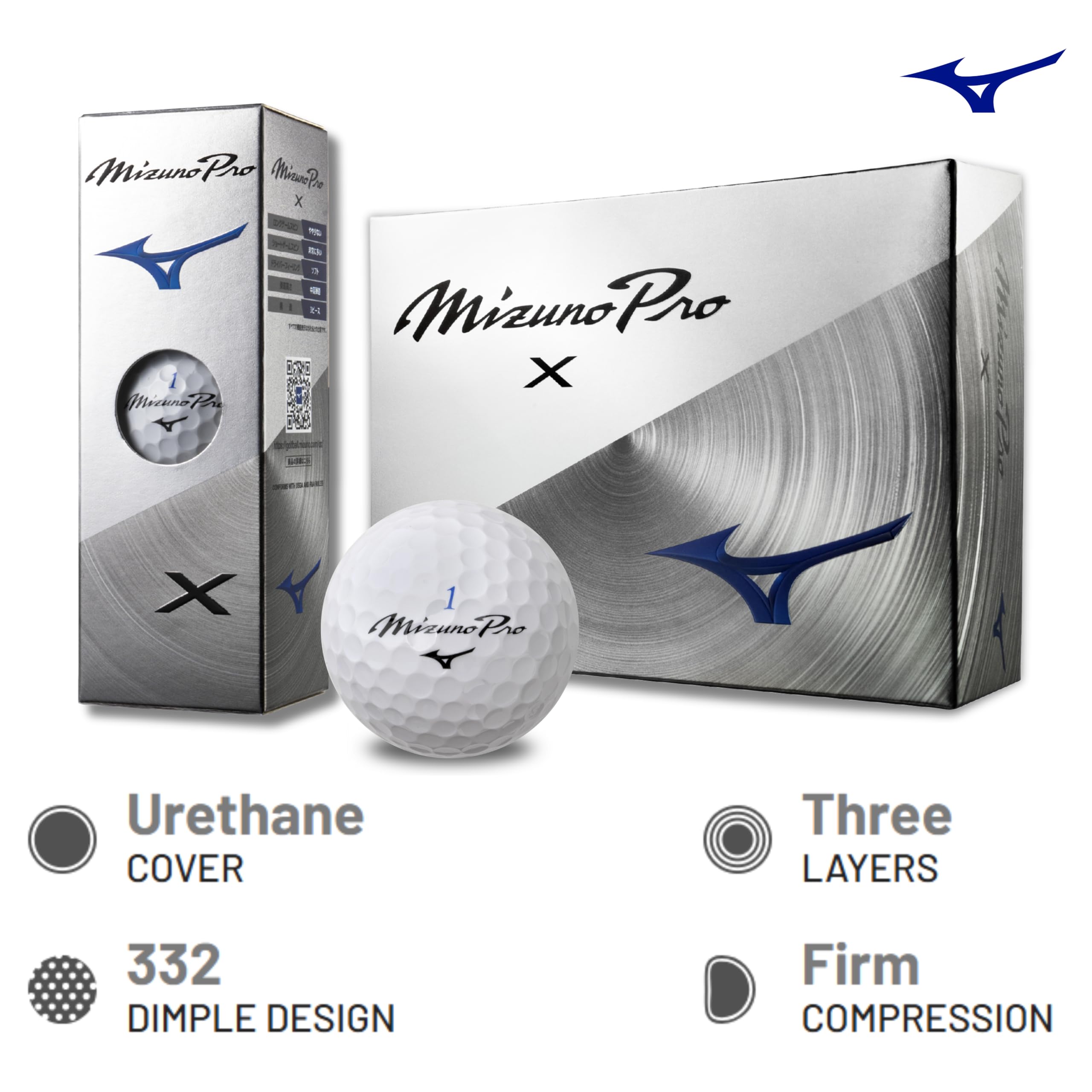 Amazon | ミズノ PRO X ゴルフボール 3個パック | MIZUNO(ミズノ